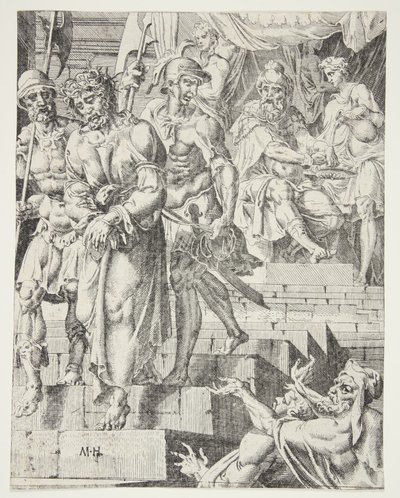 Pilate se lavant les mains - Dirck Volckertsz. Coornhert
