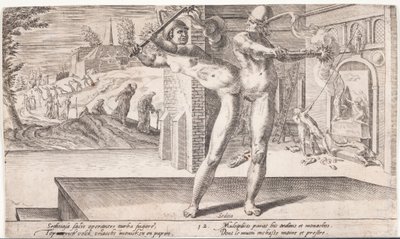 Le peuple rebelle détruisant les icônes et chassant le clergé - Dirck Volckertsz. Coornhert