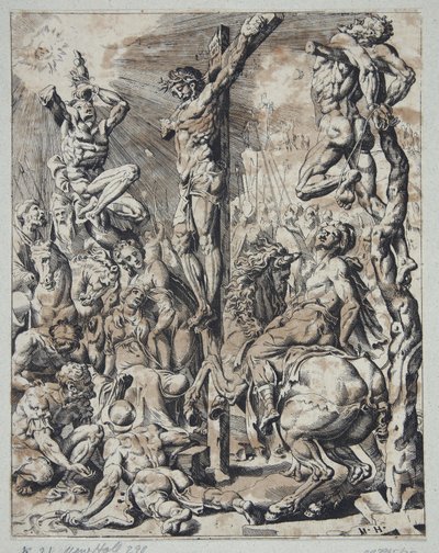 La mort du Christ sur la croix - Dirck Volckertsz. Coornhert