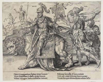 Le triomphe de David - Dirck Volckertsz. Coornhert