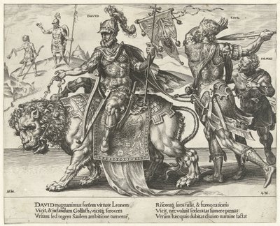 Triomphe de David (série) - Dirck Volckertsz. Coornhert