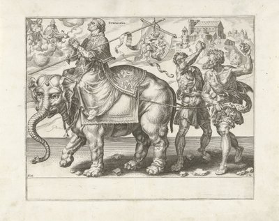 Triomphe de Stéphane, Triomf van de lijdzaamheid (série) - Dirck Volckertsz. Coornhert