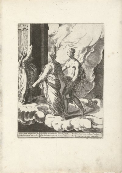 Pour la véritable église de Dieu, le ciel est ouvert - Dirck Volckertsz. Coornhert