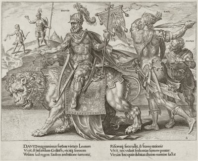 Le Triomphe de David - Dirck Volckertz Coornhert after Maerten van Heemskerck