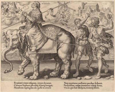 Le Triomphe de Saint Étienne - Dirck Volckertz Coornhert after Maerten van Heemskerck