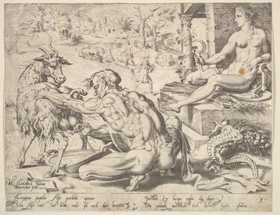 Asher, de la série Les Douze Patriarches, 1550 - Dirck Volkertsen Coornhert