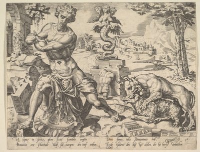 Benjamin, de la série Les Douze Patriarches, 1550 - Dirck Volkertsen Coornhert