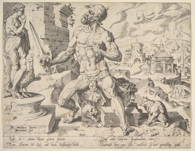Siméon, de la série Les Douze Patriarches, 1550 - Dirck Volkertsen Coornhert