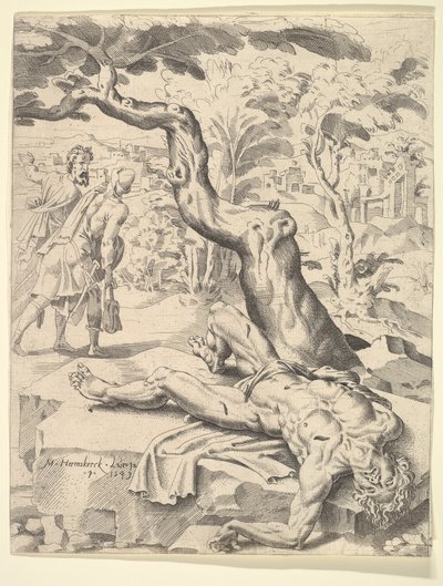 La Parabole du Bon Samaritain, 1549 - Dirck Volkertsen Coornhert