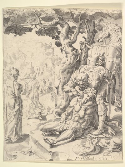La parabole du bon Samaritain, 1549 - Dirck Volkertsen Coornhert