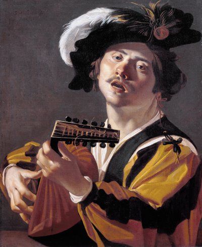 Le joueur de luth - Dirck van Baburen