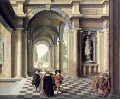 Une salle de la Renaissance - Dirck van Delen