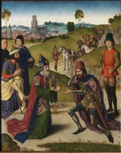 Le dernier souper retable : Rencontre d