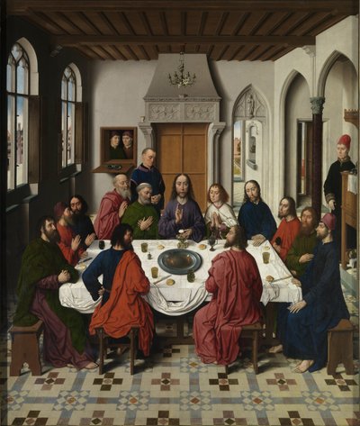 Panneau central du retable de la Cène, 1464-1468 - Dirk Bouts