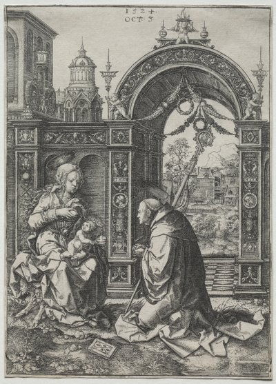La Vision de Saint Bernard - Dirk Jacobsz Vellert
