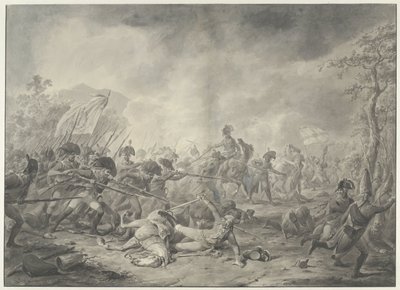 Capture du général russe Hermann lors de la bataille de Bergen, 1799 - Dirk Langendijk (signed by artist)