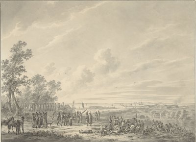La Schelde fortifiée par les troupes françaises - Dirk Langendijk