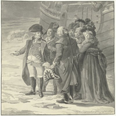 Le départ de Guillaume V pour l