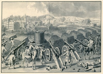Vue de Namur depuis le nord pendant le siège de 1695 - Dirk Maas (possibly)