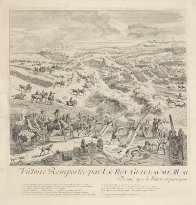 Bataille de Drogheda sur la Boyne, 1er juillet 1690 (feuille de gauche) - Dirk Maas