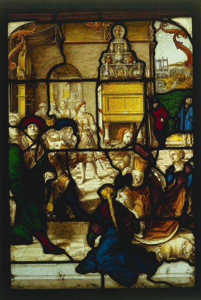 Esther devant Assuérus, vers 1530 - Dirk Vellert
