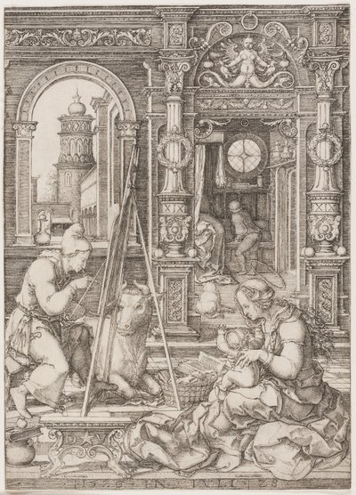 Saint Luc peignant la Vierge et l