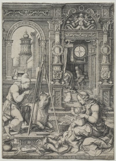 Saint Luc peignant la Vierge - Dirk Vellert