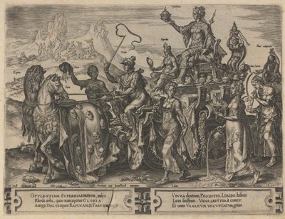Le Triomphe des richesses, 1564 - Dirk Volkertsz. Coornhert