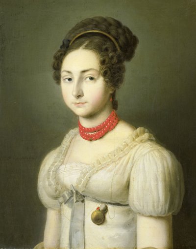 Portrait de Jacoba van Wessem, épouse de Lord Stumphius, bourgmestre de Beverwijk - Dirk van Oosterhoudt