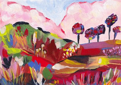Un paysage fantastique aux couleurs éclatantes - Dirkie Nell