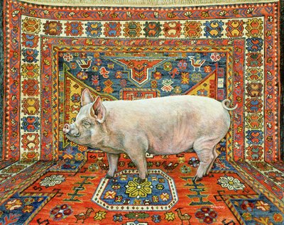 Tapis Singleton Cochon - Ditz