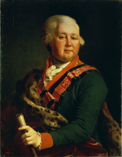 Portrait du comte Valentin Platonovich Ivanovich Musin-Pushkin - Dmitri Grigorievich Levitsky
