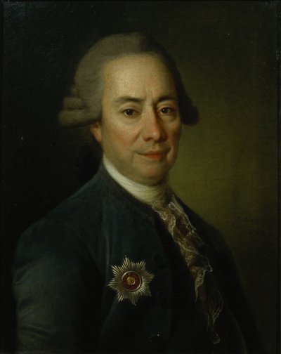 Portrait de Pyotr Vasilyevich Bakunin 1725-1786, 1782 - Dmitri Grigorievich Levitsky