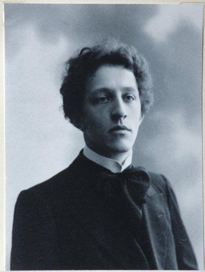 Portrait du poète Alexandre Blok 1880-1921, 1907 - Dmitri Spiridonovich Zdobnov