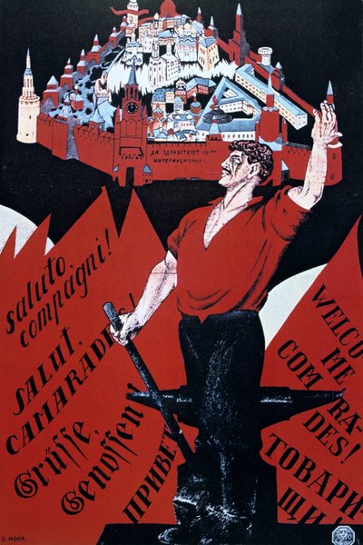 Bienvenue camarades, vive la Troisième Internationale - Dmitry (1883 1946) Moor