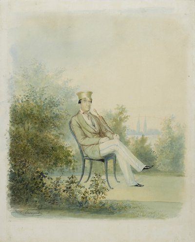 Portrait de Grigory Stepanovich Tarnovsky, fin des années 1840 - Dmitry Ivanovich Bezperchy