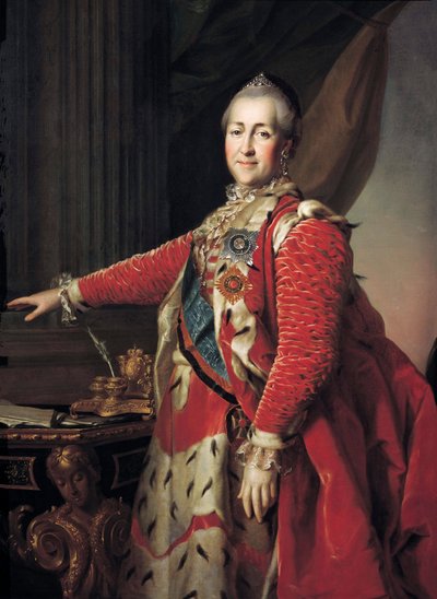 Catherine la Grande, impératrice de Russie, 1782 - Dmitri Grigorievich Levitsky