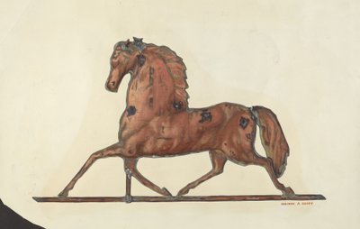 Girouette en forme de cheval - Dolores Haupt