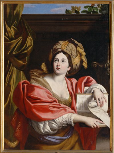 La sybille de Cumes ... (peinture sur toile) - Domenichino (1581-1641)