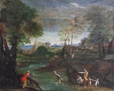 Paysage avec gué - Domenichino (1581 1641)