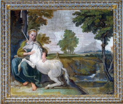 Vierge avec une licorne. 1604-05 - Domenichino