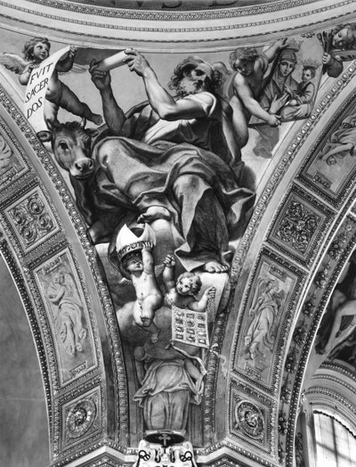 Saint Luc, pendentif de la coupole, 1623 - Domenichino