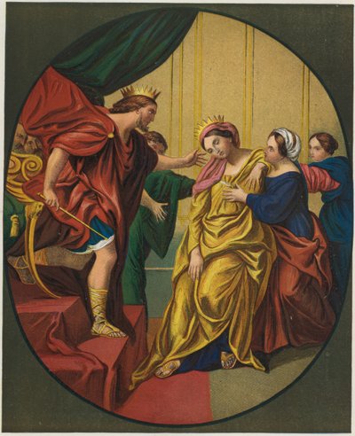 Esther amenée au roi Assuérus - Domenichino