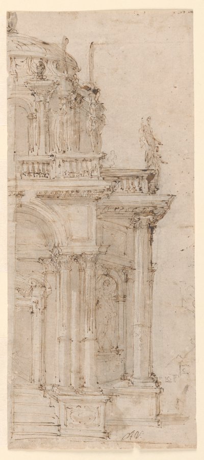 Conception pour un Catafalque - Domenico Antonio Vaccaro