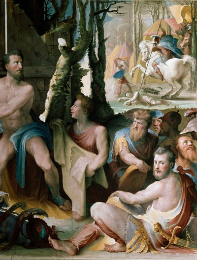 Frise : le sacrifice de Codros roi d