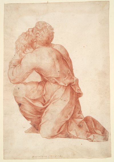 Homme agenouillé - Domenico Beccafumi