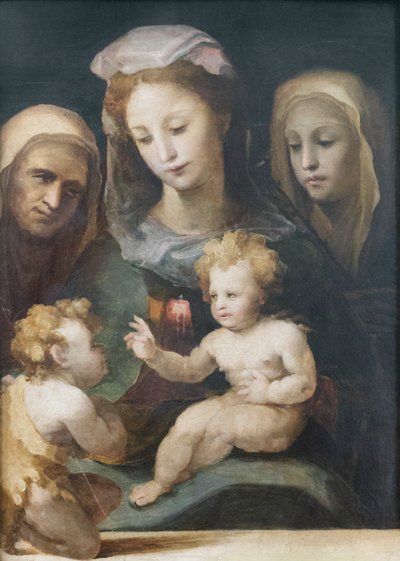 Madone et Enfant avec les Saints Jean, Élisabeth et Catherine de Sienne 1540-50 - Domenico Beccafumi