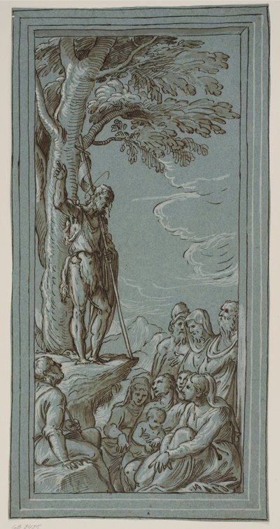 Jean-Baptiste prêchant dans le désert - Domenico Campagnola