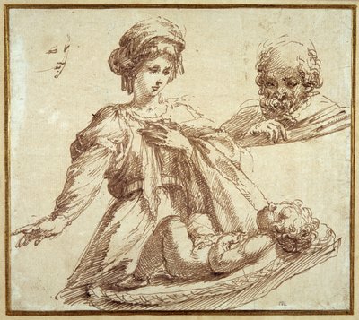 La Sainte Famille - Domenico Campagnola