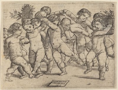 Douze enfants dansant - Domenico Campagnola